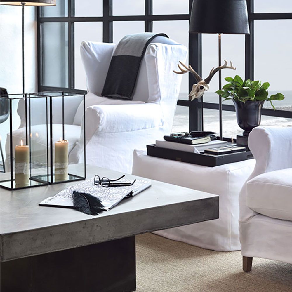 Campos Soffbord 60X60 Betong