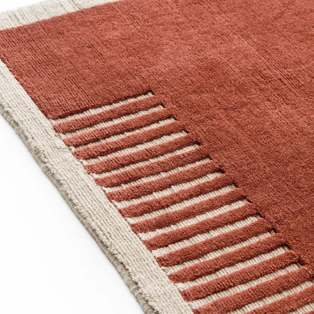 Duomo Rug, 270 x 270 cm - Terracotta, Red