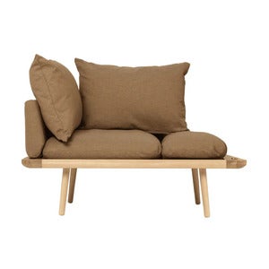 Lounge Around 1.5-sits soffa Oak/Sugar Brown