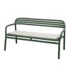 Bliss soffa, stapelbar Dark green, aluminium