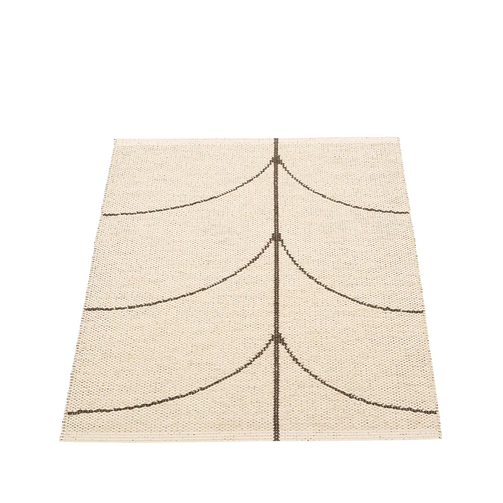 Vävd Matta Leif Dark Brown 70x90 cm