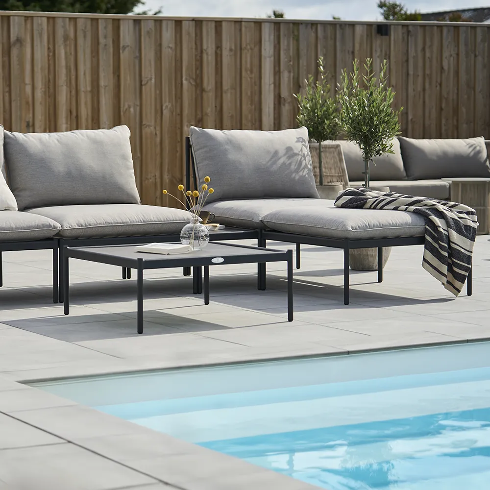 Bolmsö soffbord 80x80 cm Svart 