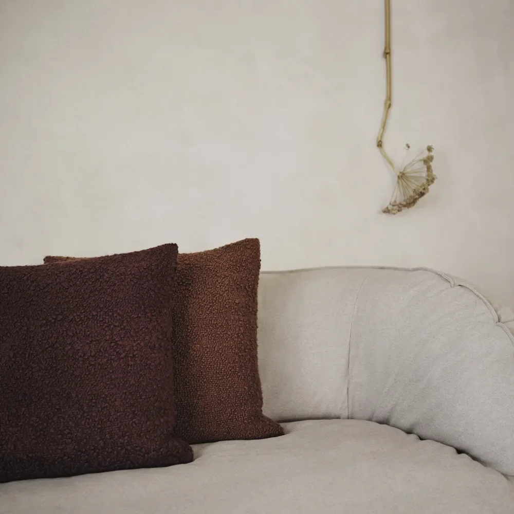 Kuddfodral i Ull Moor Dark Pecan