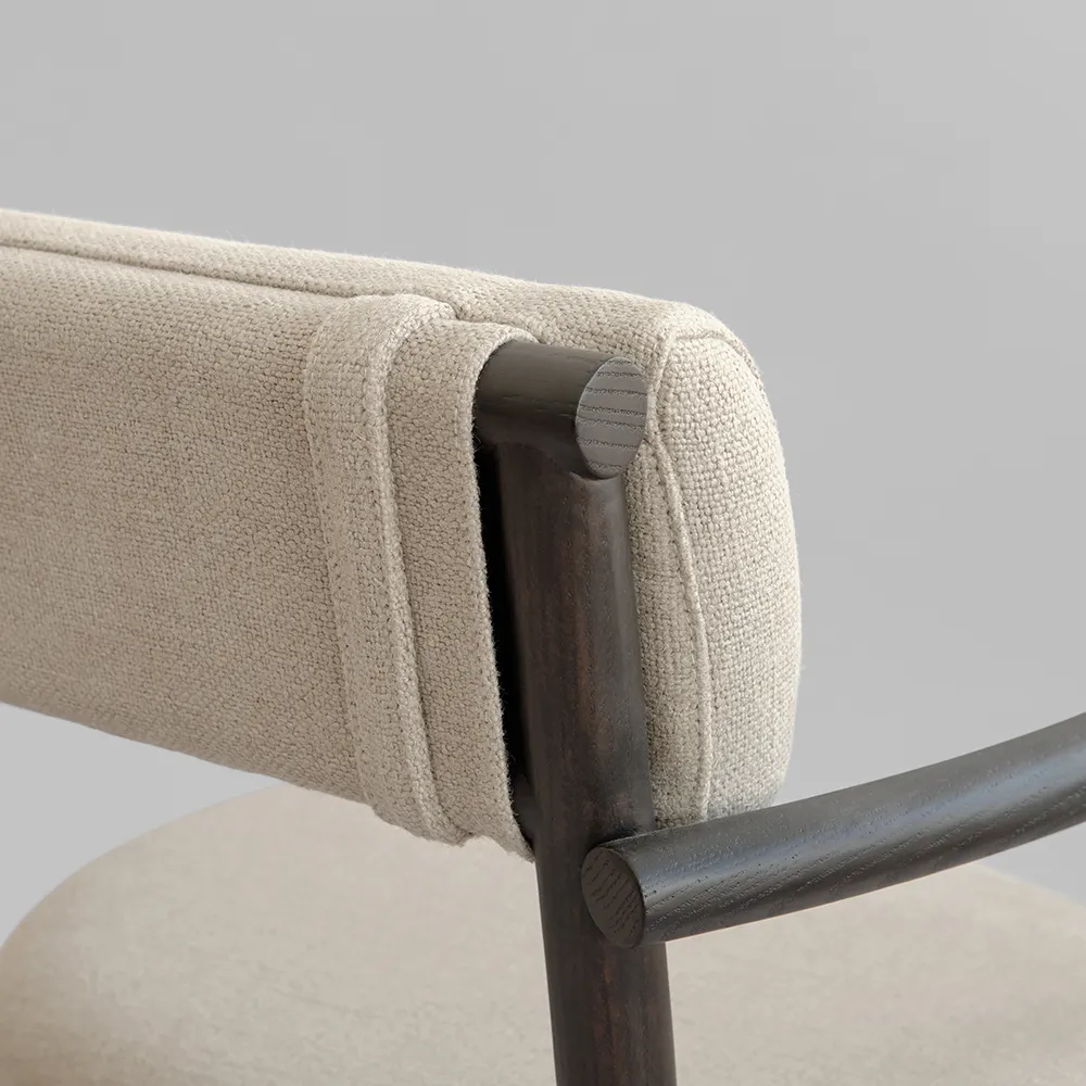 Nama Karmstol- Coffee Black, Linen