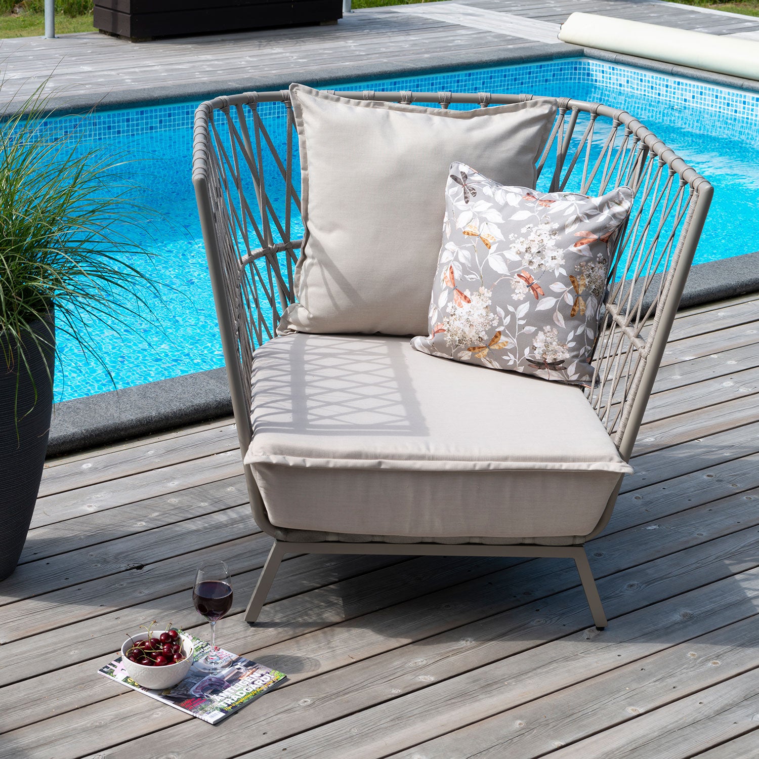 Jet Set Lounge Fåtölj Beige 