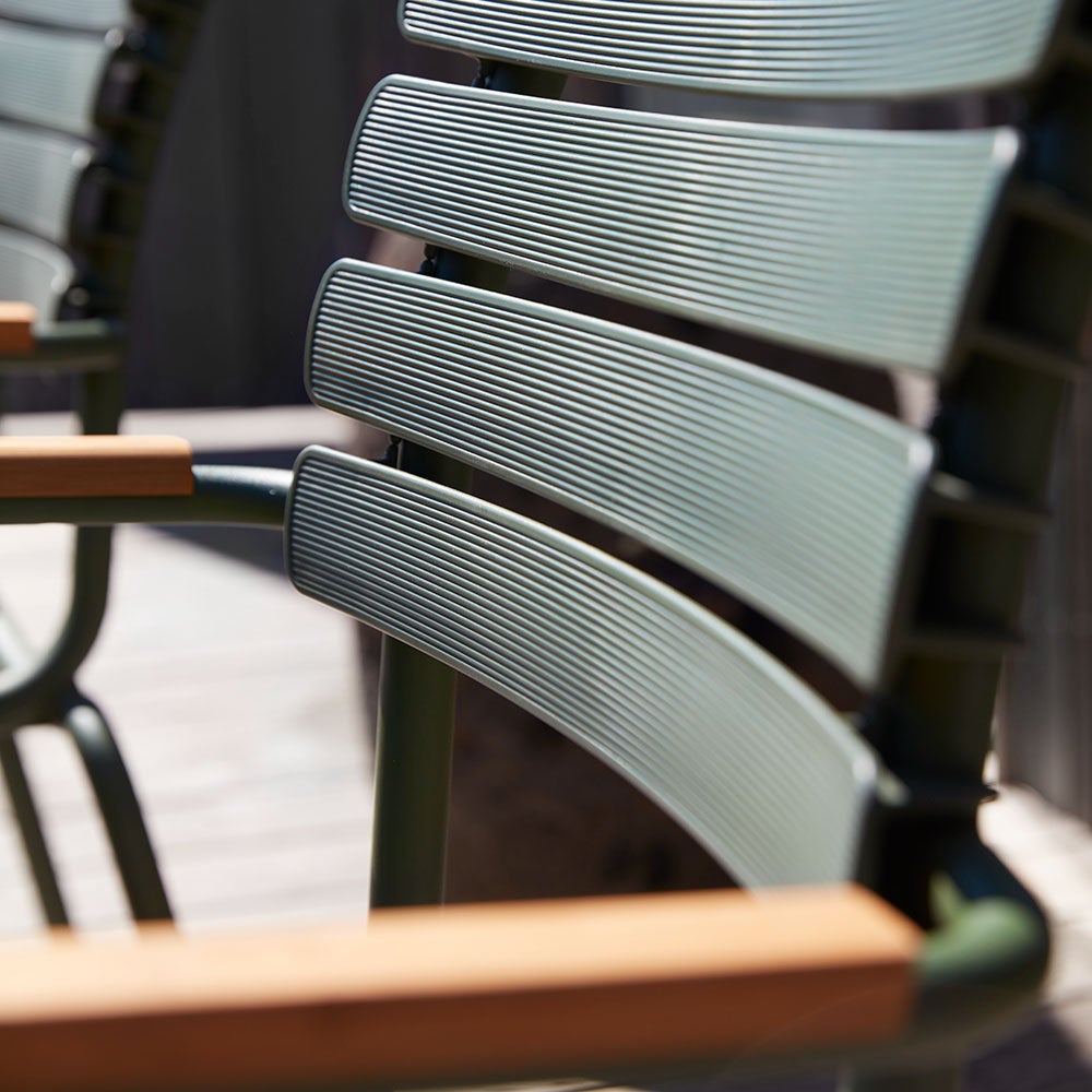 ReCLIPS matstol Grön/Grön Aluminium-Bamboo 