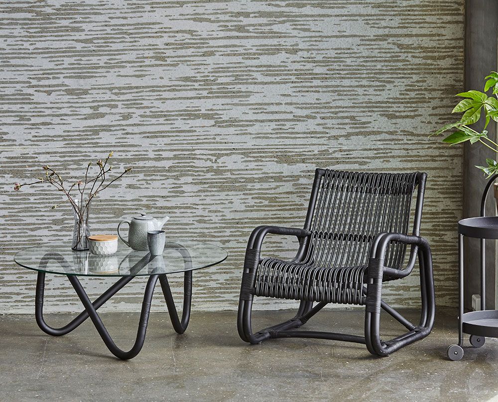 Curve loungefåtölj Black