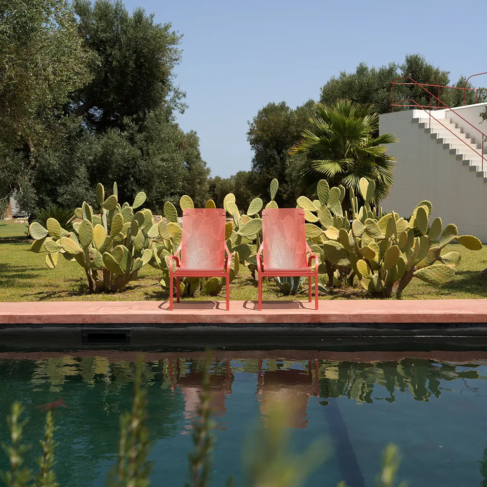 Net loungefåtölj White