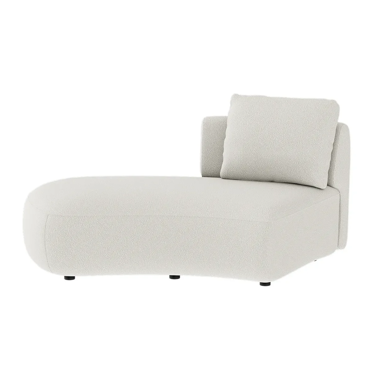 Dixon schäslong sektion vänster Bouclé cream