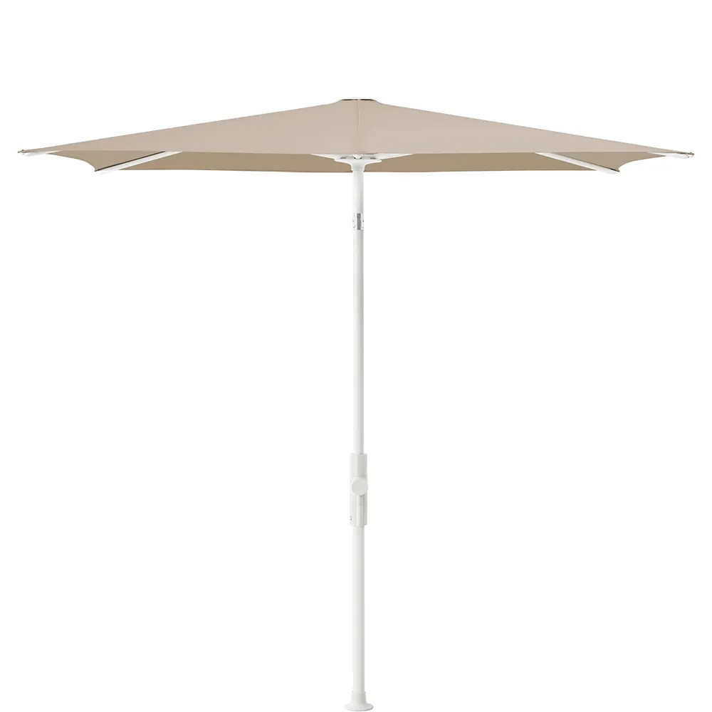 Glatz Twist parasoll 250×200 cm matt white Kat.5 803 Linen