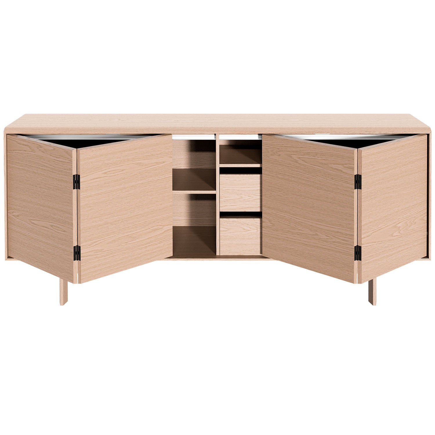 Sm544 Skänk Ek Lack 190X43X85Cm 