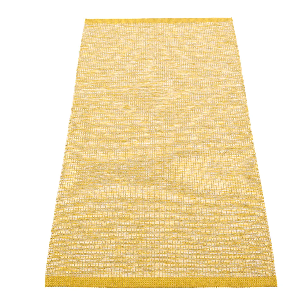 Pappelina Sam matta 70 x 150 cm Mustard/Cream