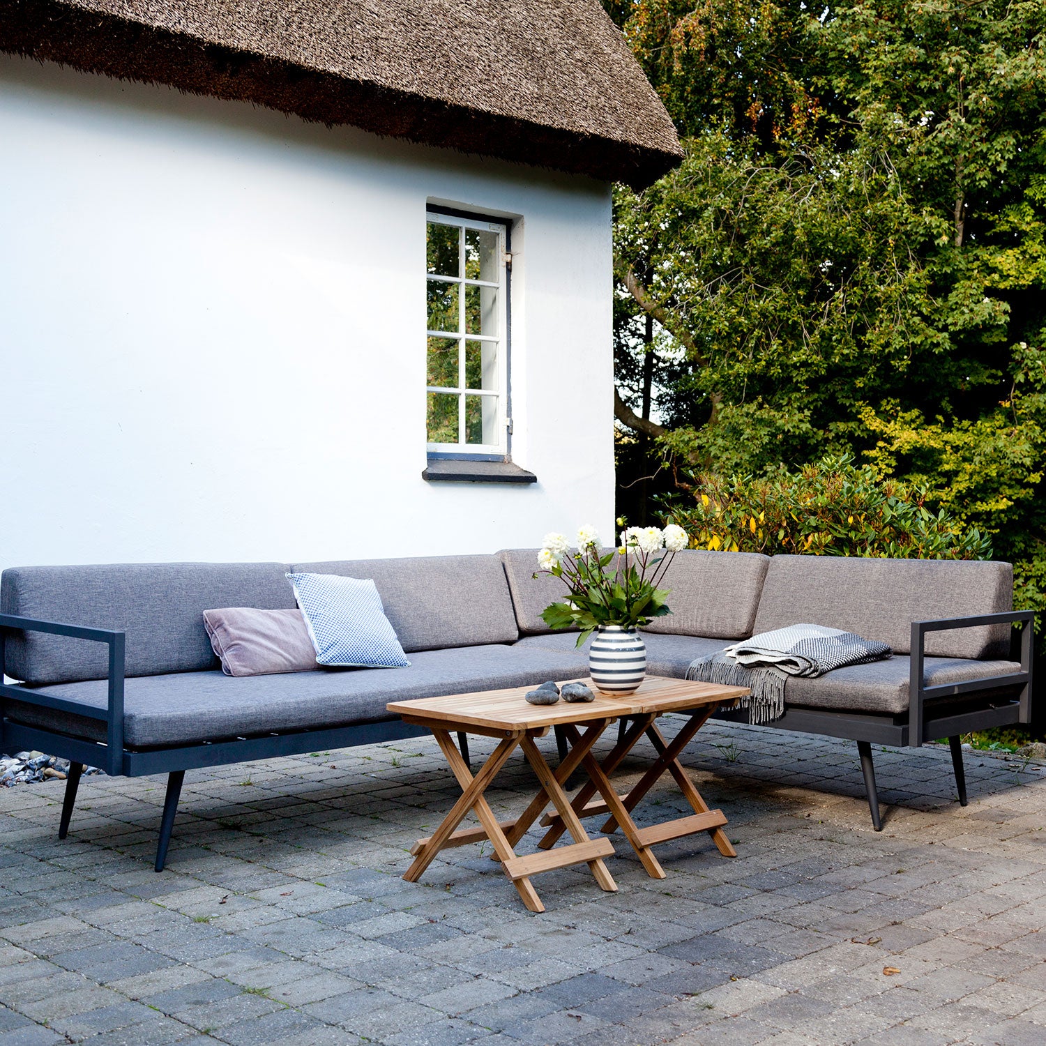 Rio lounge soffa antracit 