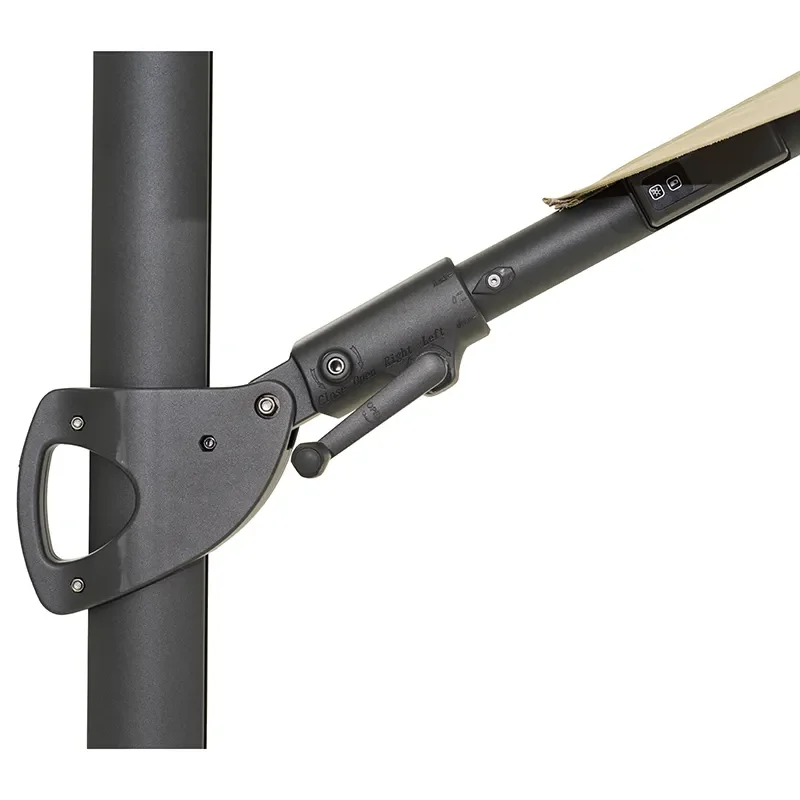 Cliento parasoll 350 cm Light Grey / Khaki