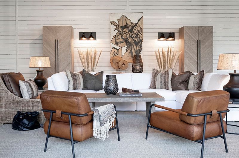 Sinclair Fåtölj Brunt Läder