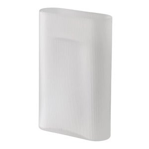 Ridge Vas H: 35 cm White Frosted