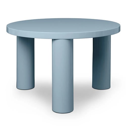 Post Soffbord Ø65 cm - Ice Blue