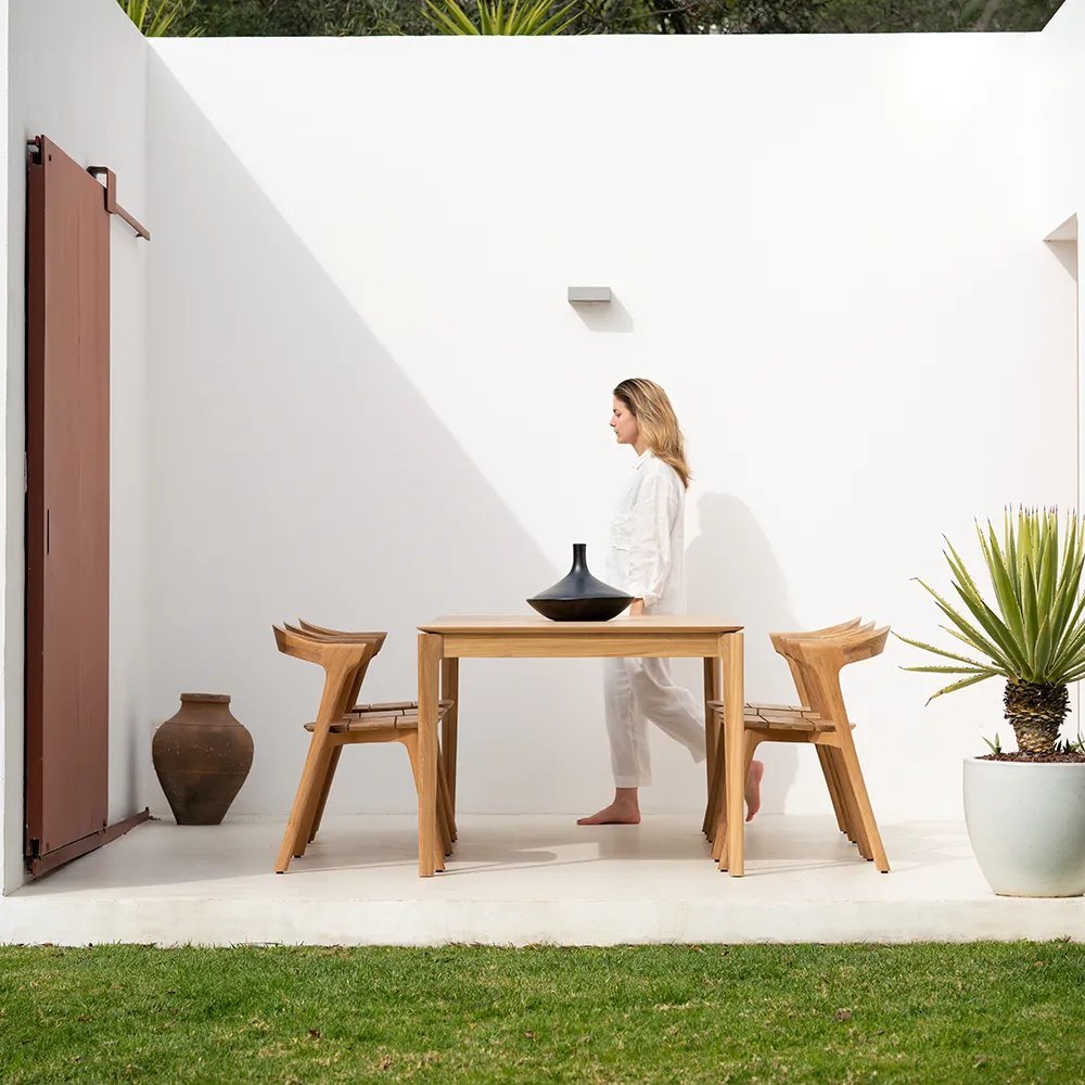 Bok Matbord 200x100 cm Teak