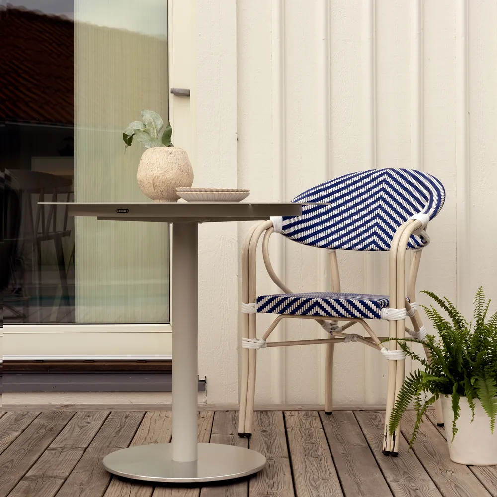 Bistrostol med karm Parterre Svart/Svart