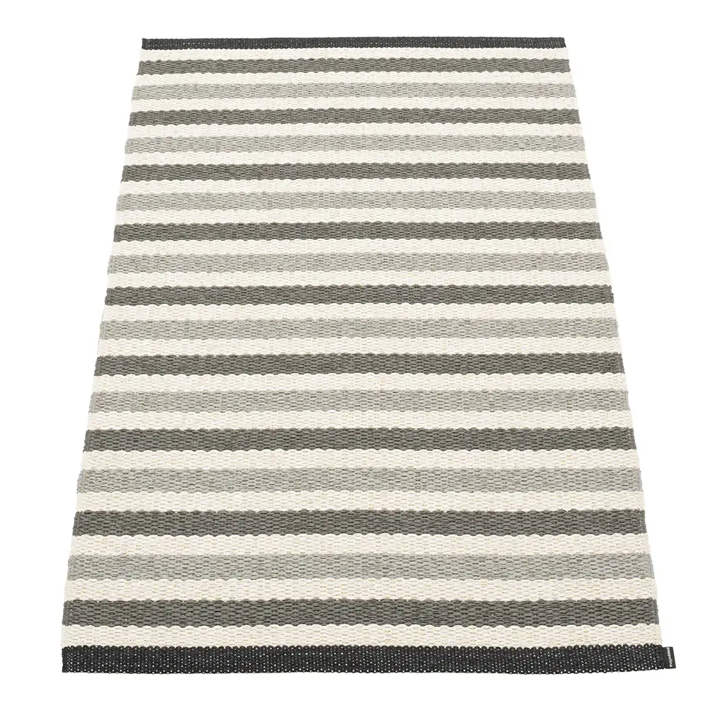 Teo matta 70x120 cm Warm Grey/Charcoal/Vanilla 