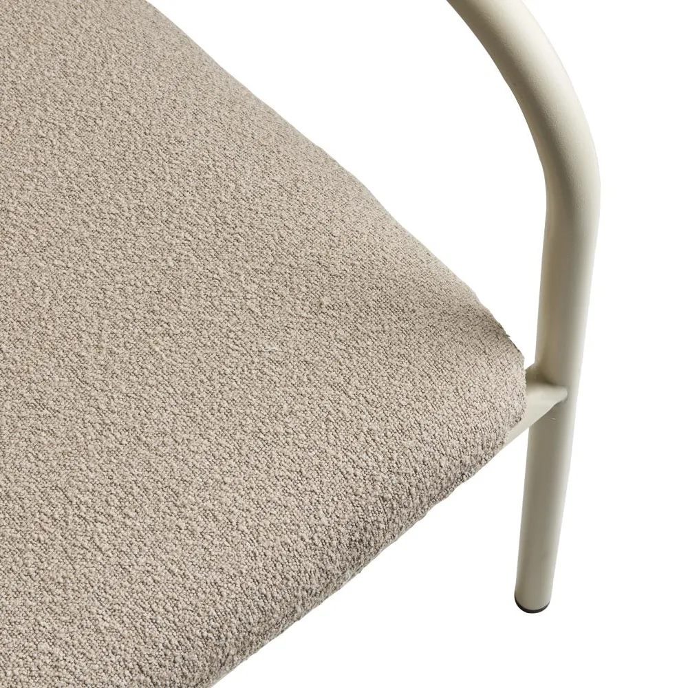 Bendt Soffa Teddy Beige/Pearl White