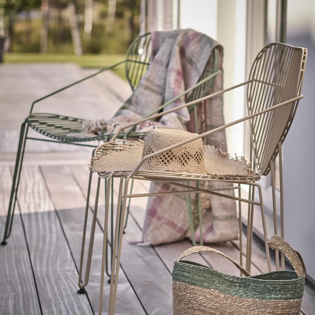 MARSTRAND Stol Beige W60xD46xH43/77 cm