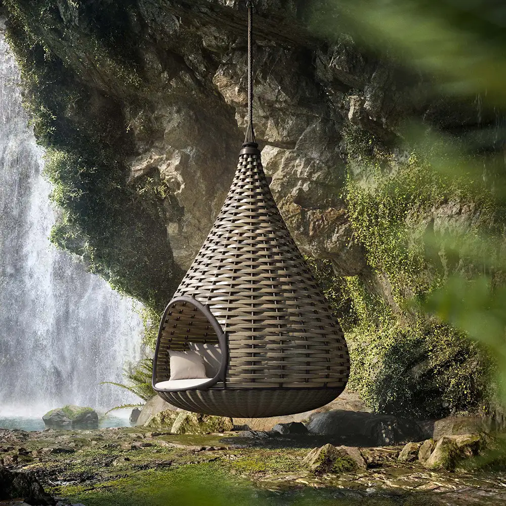 Nestrest hanging lounger, Olive 