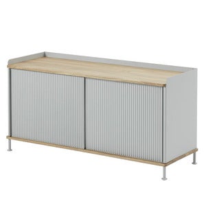 Enfold Sideboard 124 x 45 cm - Oiled oak Grey