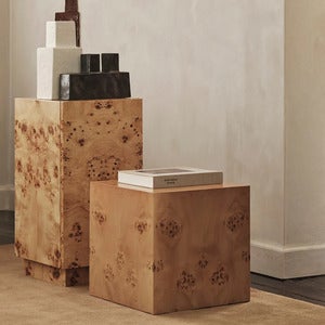 Burl Cube Sidobord