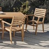 Keros karmstol teak
