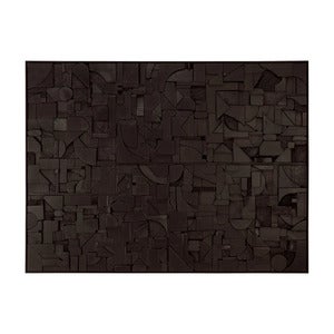 Bricks Väggdekor 120x90 cm Svart