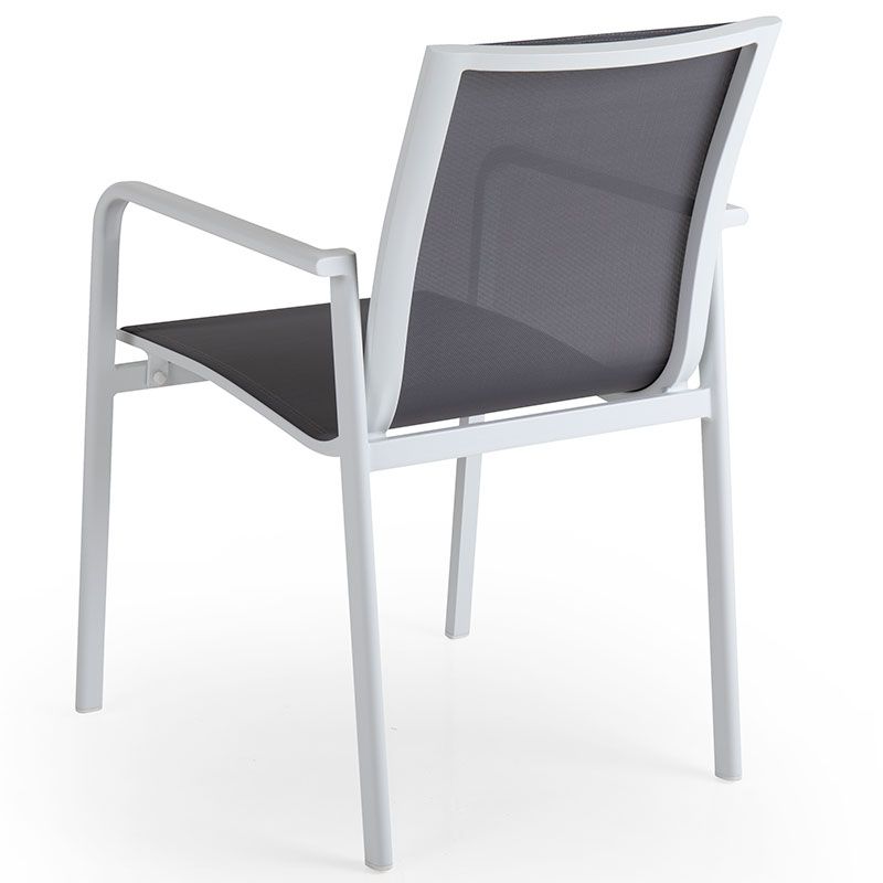 Renoso karmstol Vit / Grå