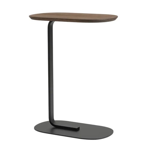 Relate sidobord 73,5 cm - Solid Smoked Oak/Black