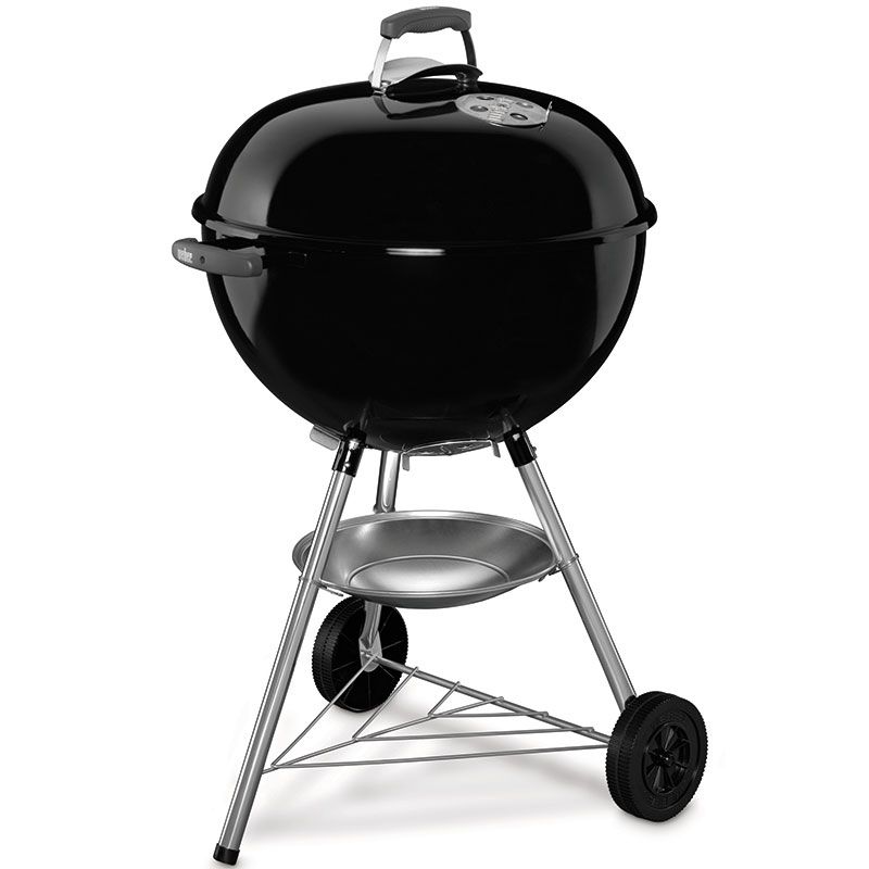 Kolgrill 57 cm svart 
