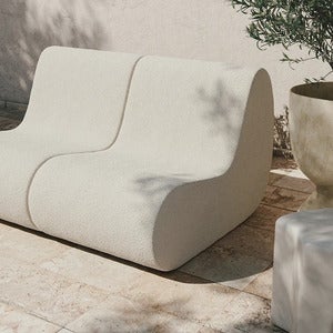 Rouli Fåtölj Bouclé Off-white