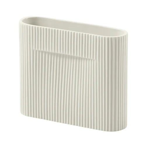 Ridge Vas H: 16,5 cm Off White