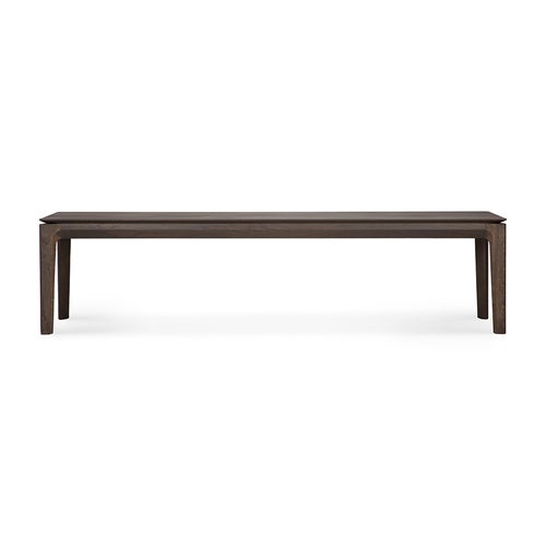 Bok Bänk 35x186 cm Brunlackad ek