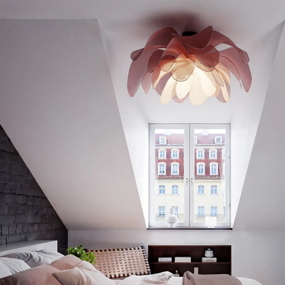 Lou Lou plafond Ø80cm rosa