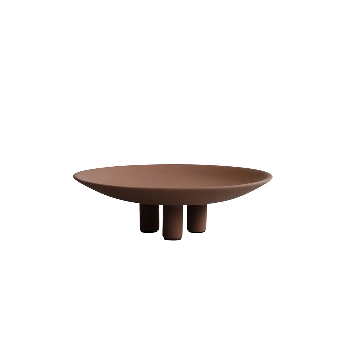 Handmålad dekorationsfat Duck Mini Almond Ø 30 cm