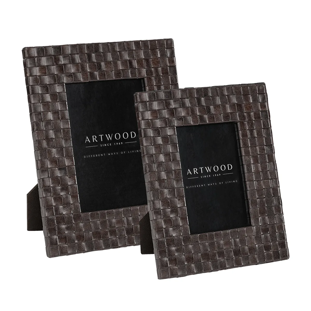 Ramar i läder Fuego 2-pack Deep brown