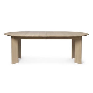 Bevel Matbord 117-217x117 cm - White Oiled Beech