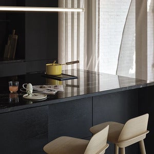Fine Suspension Lamp 120 cm - Grey