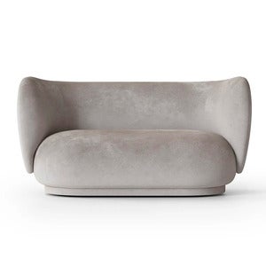 Rico 2-sits soffa Faded - Concrete
