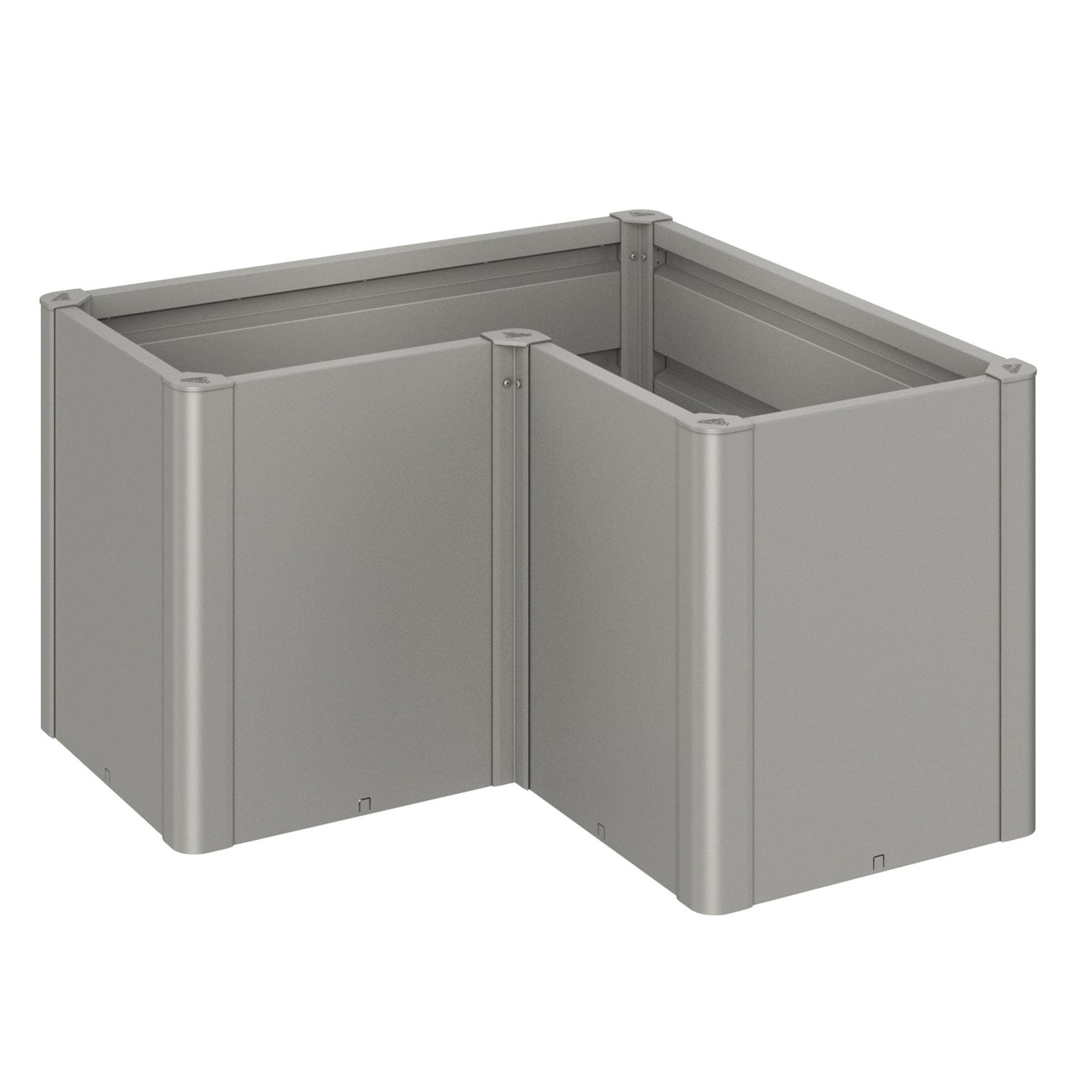 Belvedere planteringsbädd midi storlek l100 metallic kvarts-grå