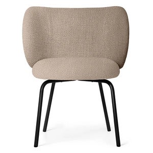 Rico Matstol Black Bouclé - Sand