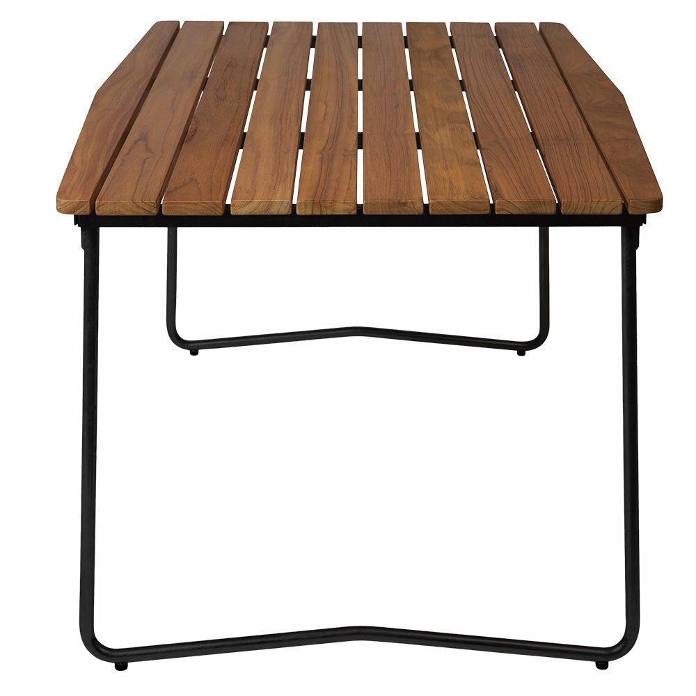 Bord B31 170 Obehandlad teak / svart stativ