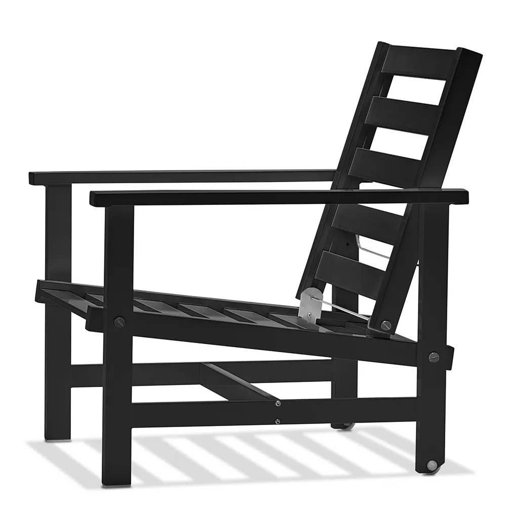 Fåtölj Svart Alu 