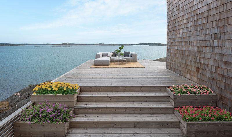 Asker Mittdel Stor Ljusgrå 