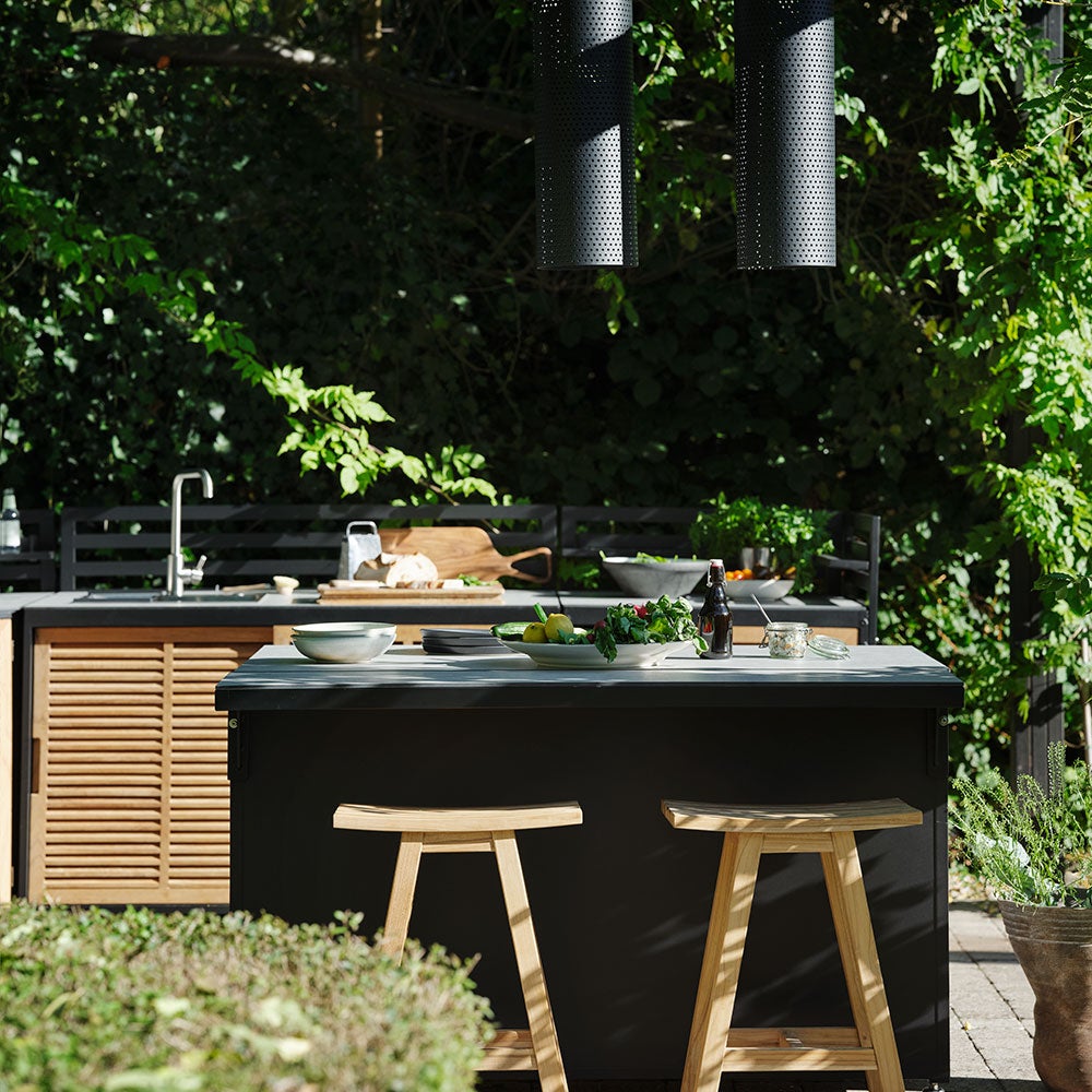 Fornax köksdel stor svart/grå 