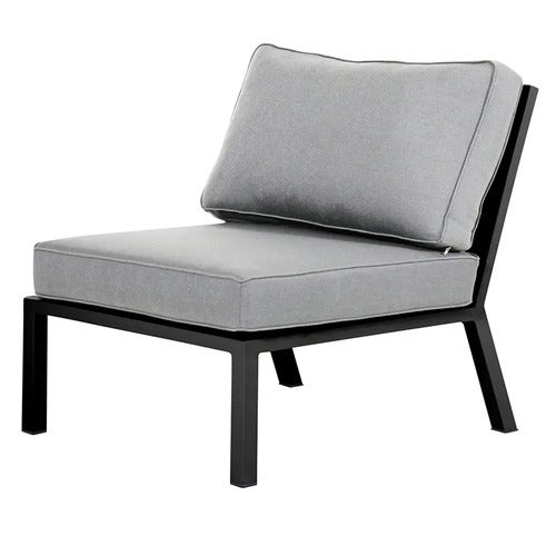 Belfort mittdel   inkl dynor svart / Peral Grey